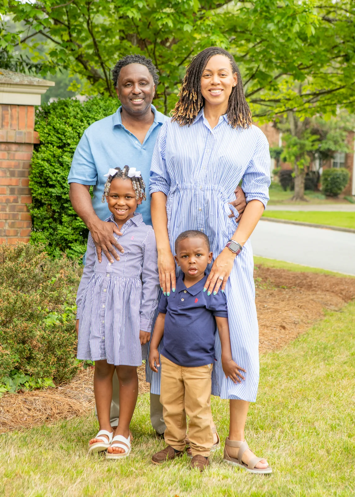 The McK & Jack family — McKenzie and Jackson with their parents